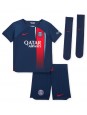 Billige Paris Saint-Germain Vitinha Ferreira #17 Hjemmedraktsett Barn 2023-24 Kortermet (+ Korte bukser)